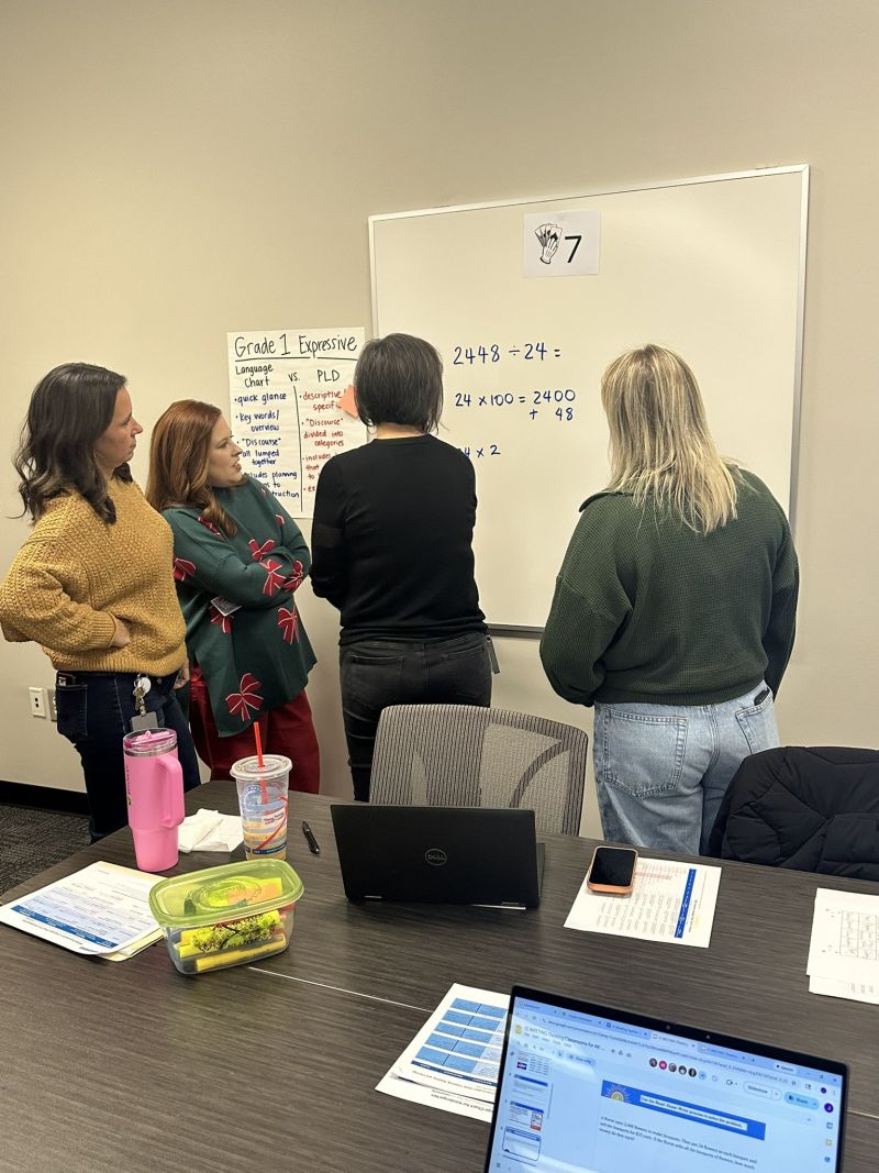 Image for the Tweet beginning: Instructional coaches use vertical surfaces